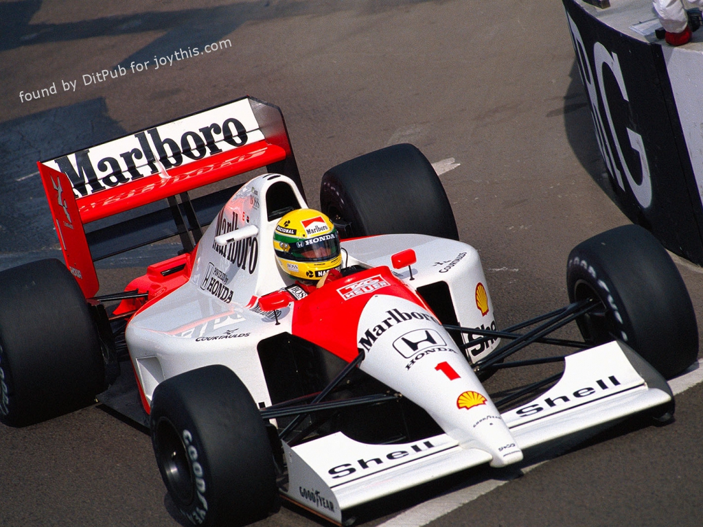 Formula 1 Ayrton Senna Mclaren Mp4 6 1991 Ditpub S Blog